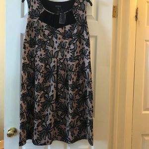 Pink and Black Floral dress size 20W
